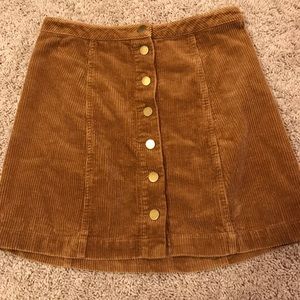 Corduroy Skirt
